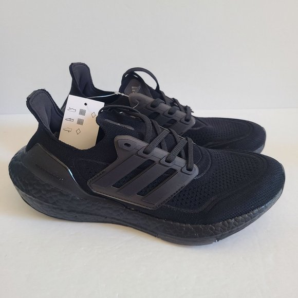 NEW Adidas Ultraboost 21 Running Shoes FY0306 Size 8 Triple Black
